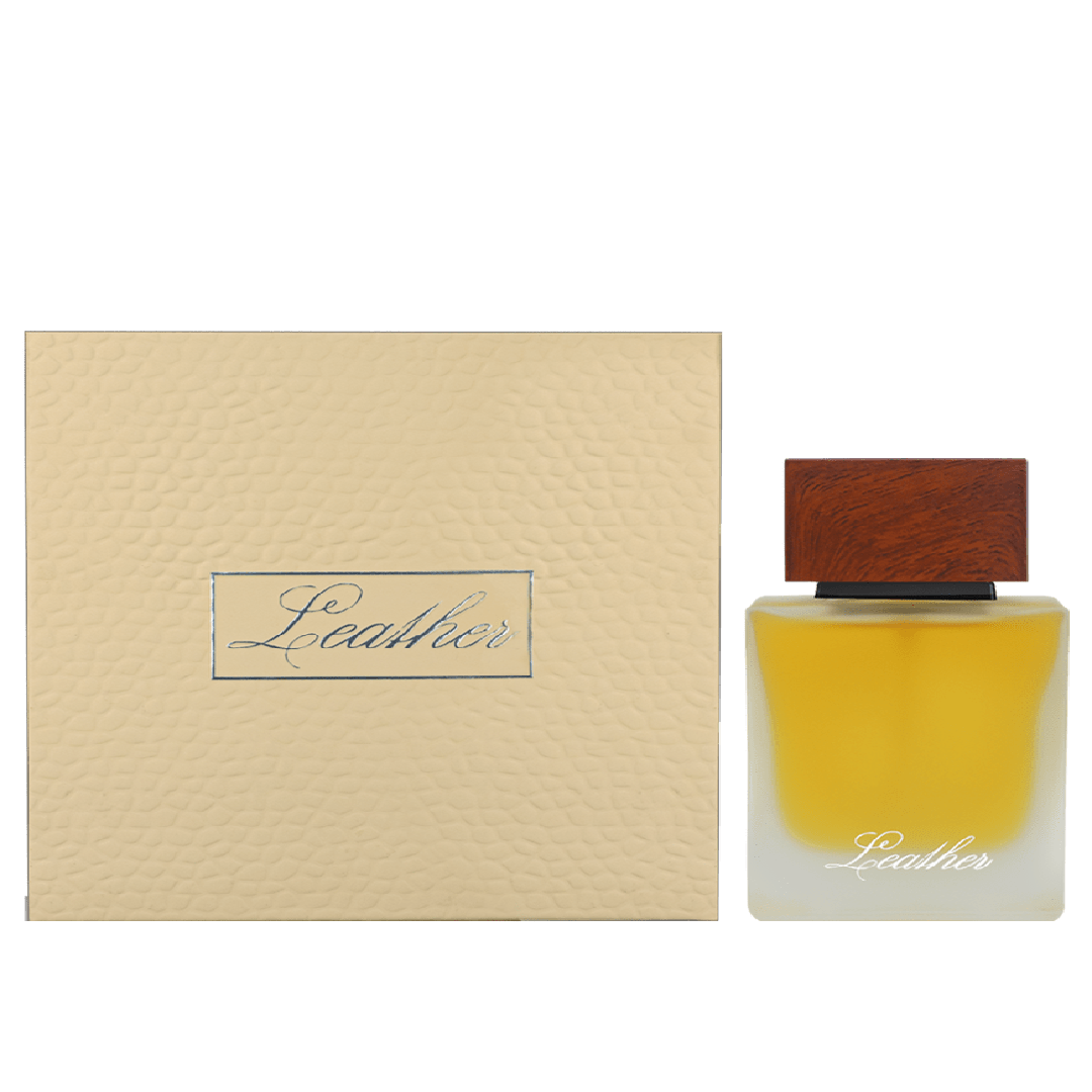 Ahmed Al Maghribi Leather: frasco y caja (presentación original)