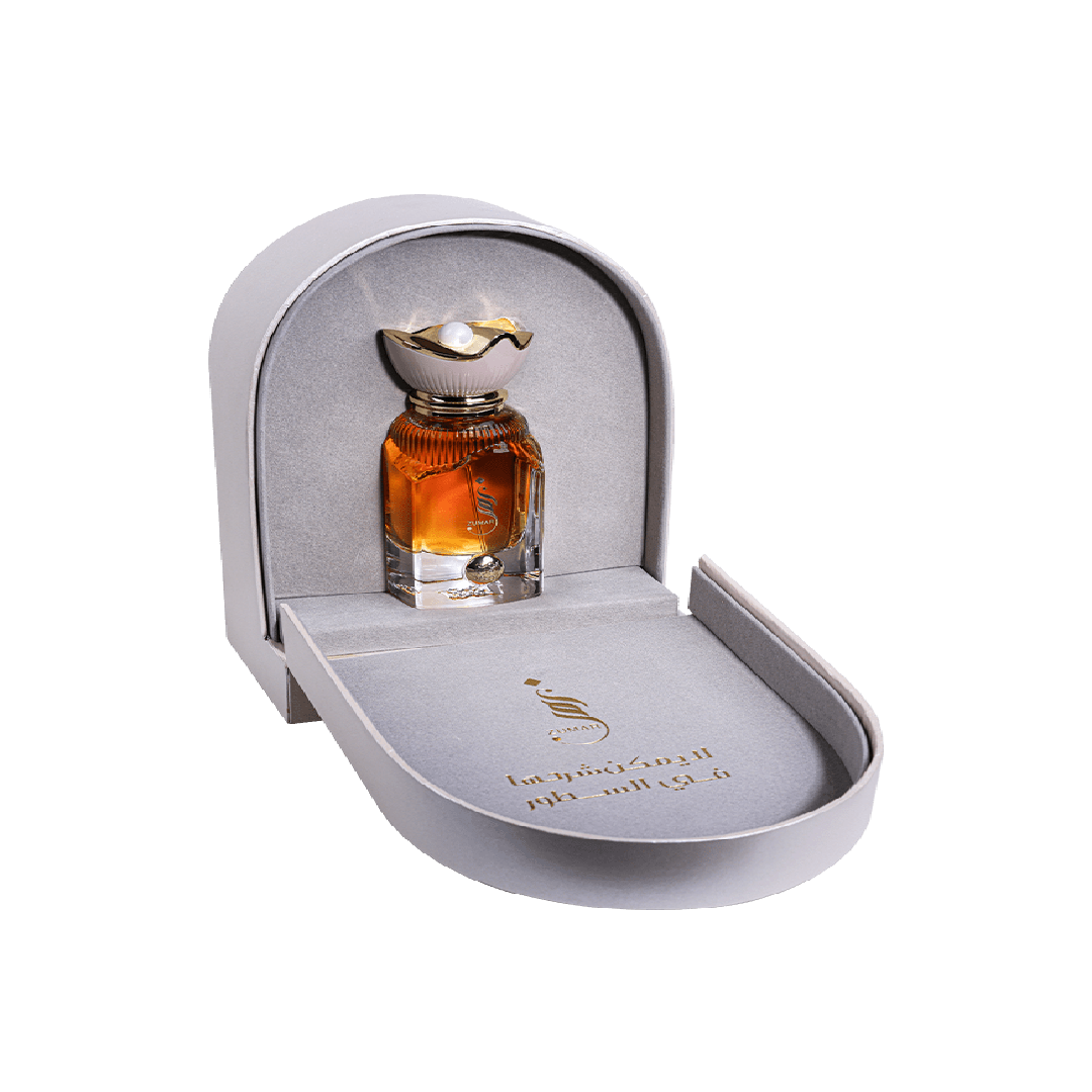 Ahmed Al Maghribi Zumar: frasco y caja (packaging original)