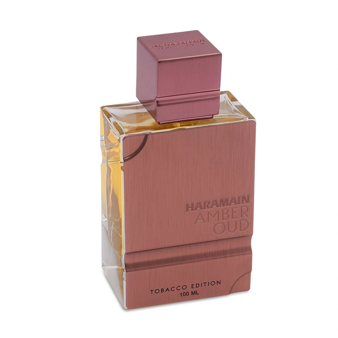 Frasco de Al Haramain Amber Oud Tobacco Edition (vista completa)