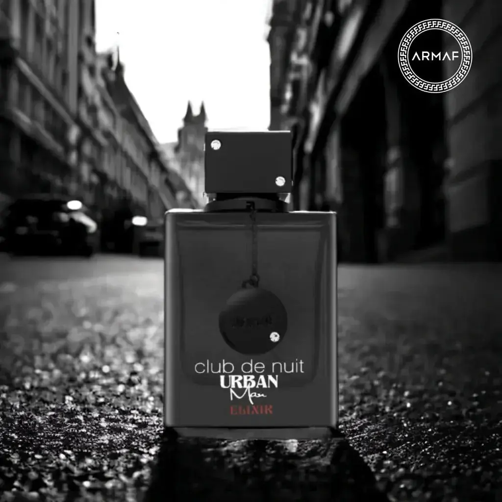 Frasco del perfume árabe Armaf Club de Nuit Urban Man Elixir (vista completa)
