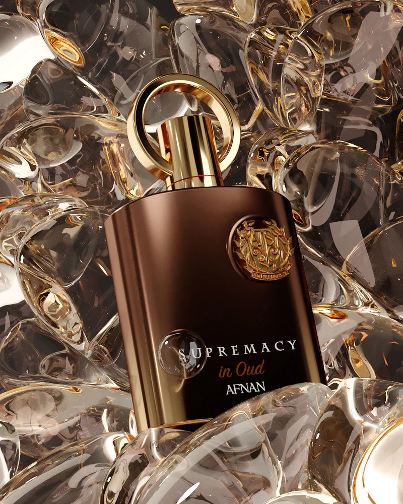 Frasco del perfume Afnan Supremacy in Oud (vista completa)