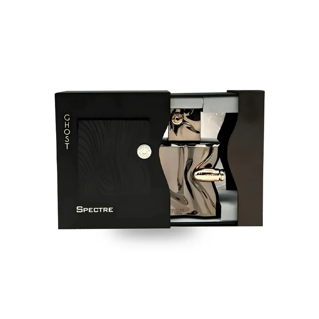 Fragrance World Ghost Spectre: frasco y caja (presentación)