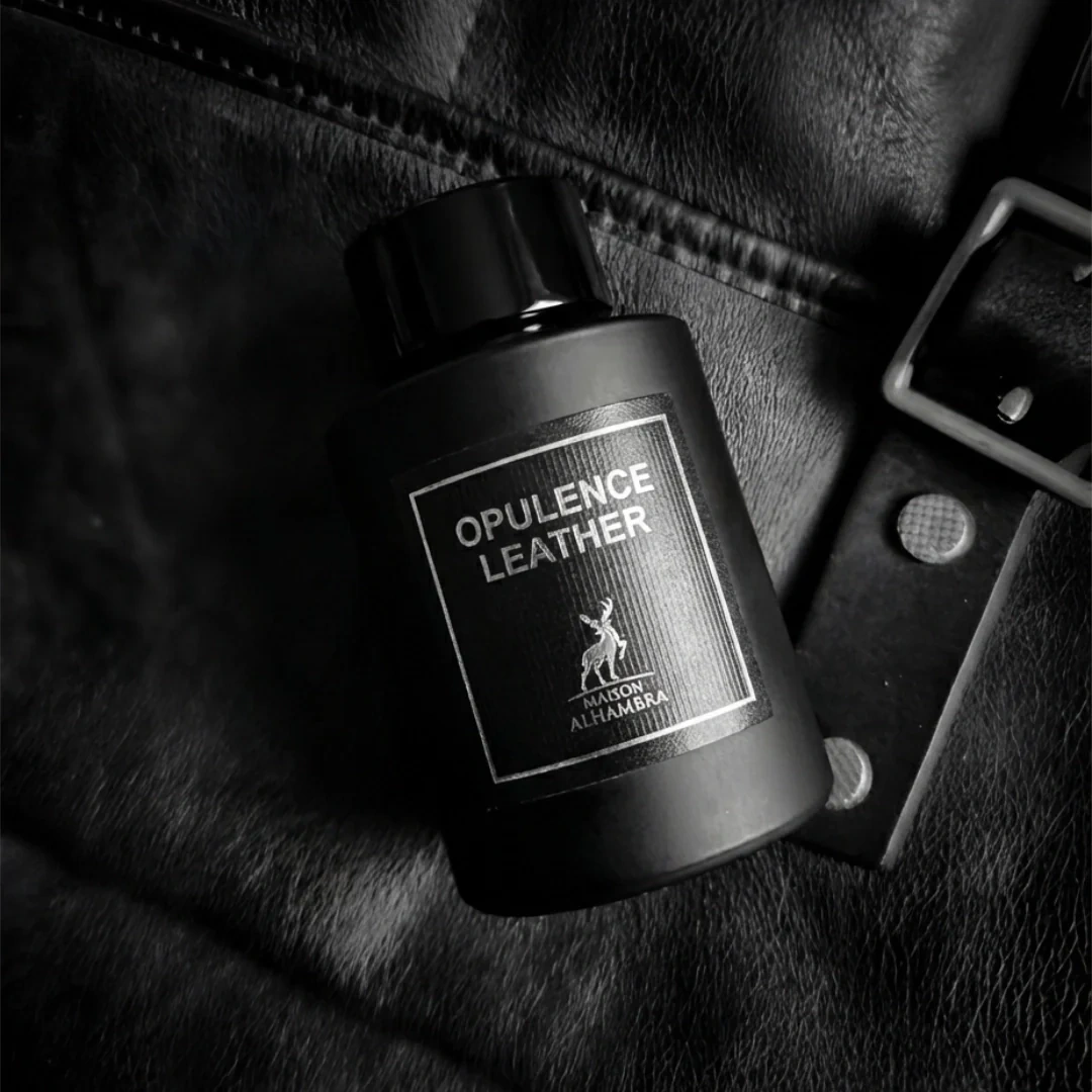 Frasco de Maison Alhambra Amber & Leather (vista completa)