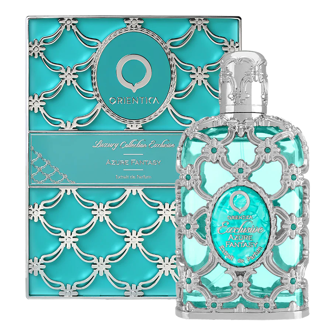 Orientica Azure Fantasy: frasco y caja (packaging original)