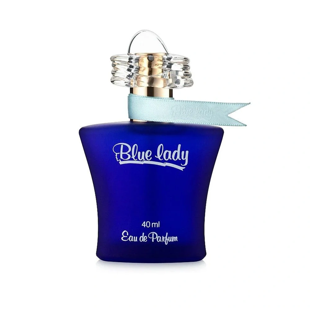 Frasco del perfume Rasasi Blue Lady (vista frontal)